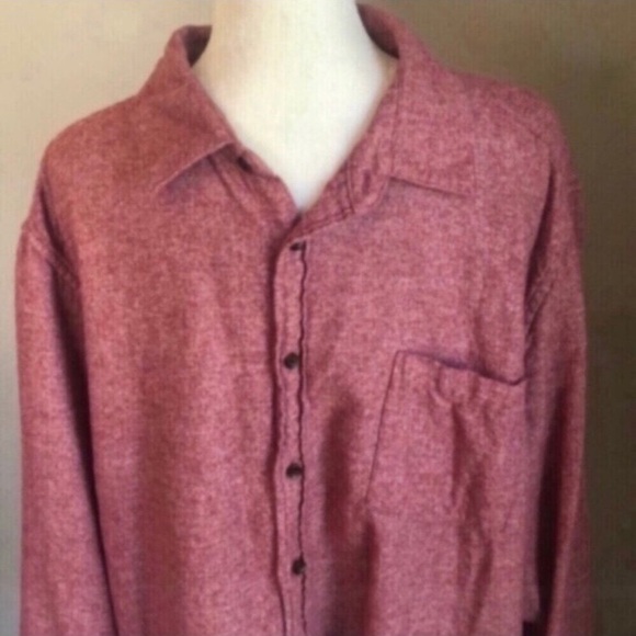Goodfellow & Co Maroon Heathered Button Down - Picture 3 of 7